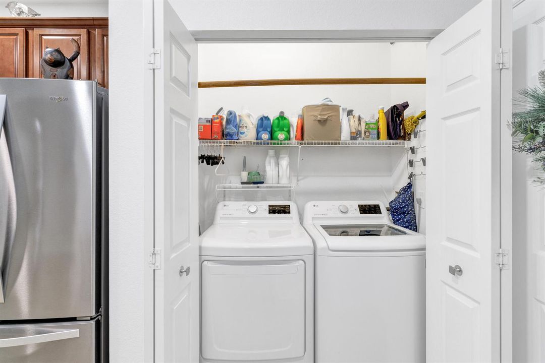 Great work space in the Laundry Area