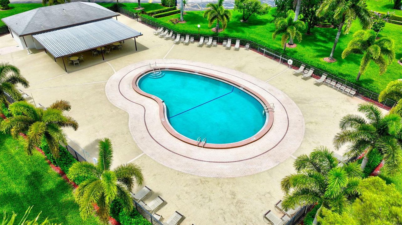 Aerial Views of the Satellite Pool