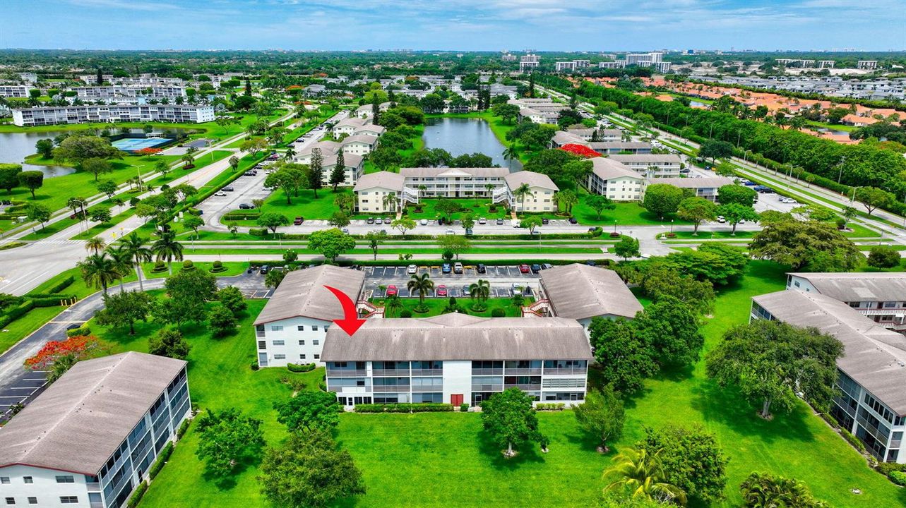 Aerial Views of the Corner Unit