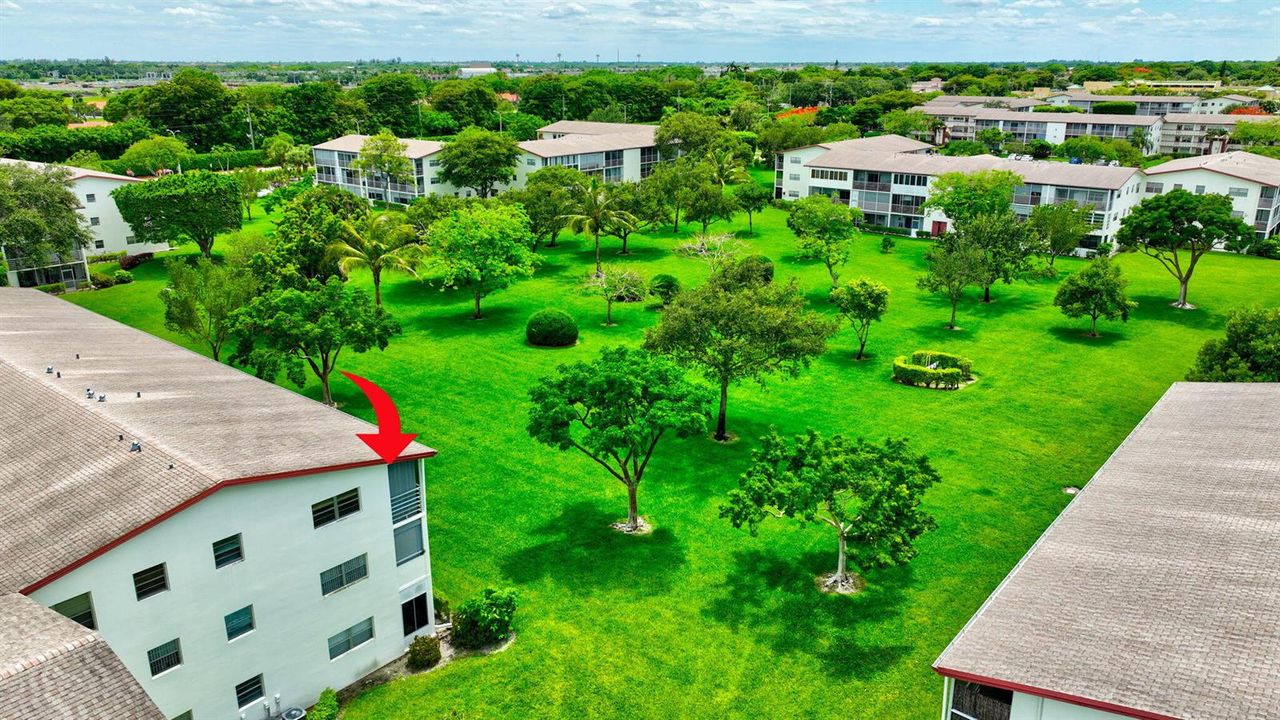 Aerial Views of the Corner Unit