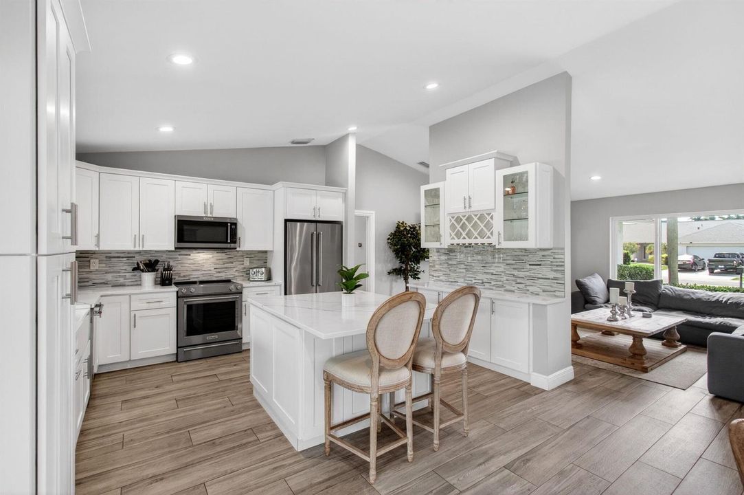 White J&K Cabinetry
