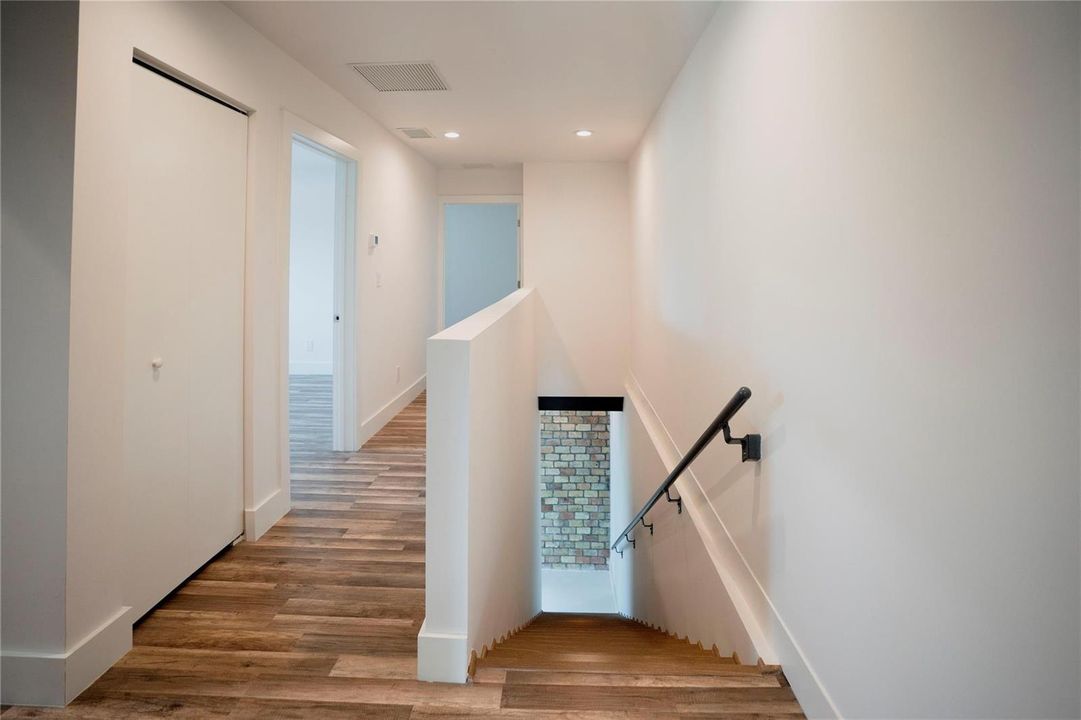 Hallway and stairwell
