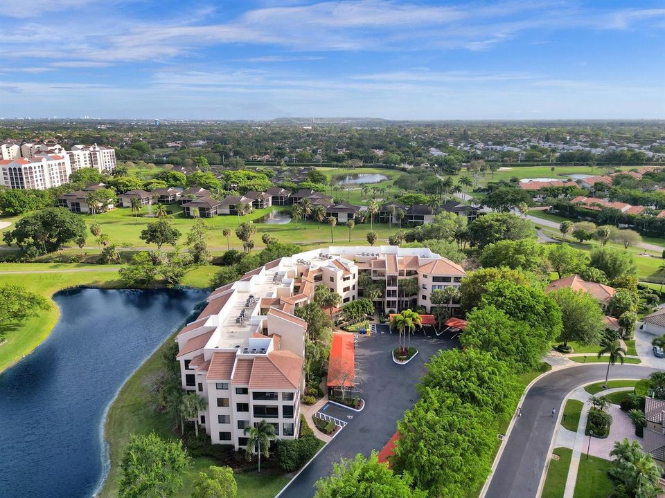 Birds eye view of building