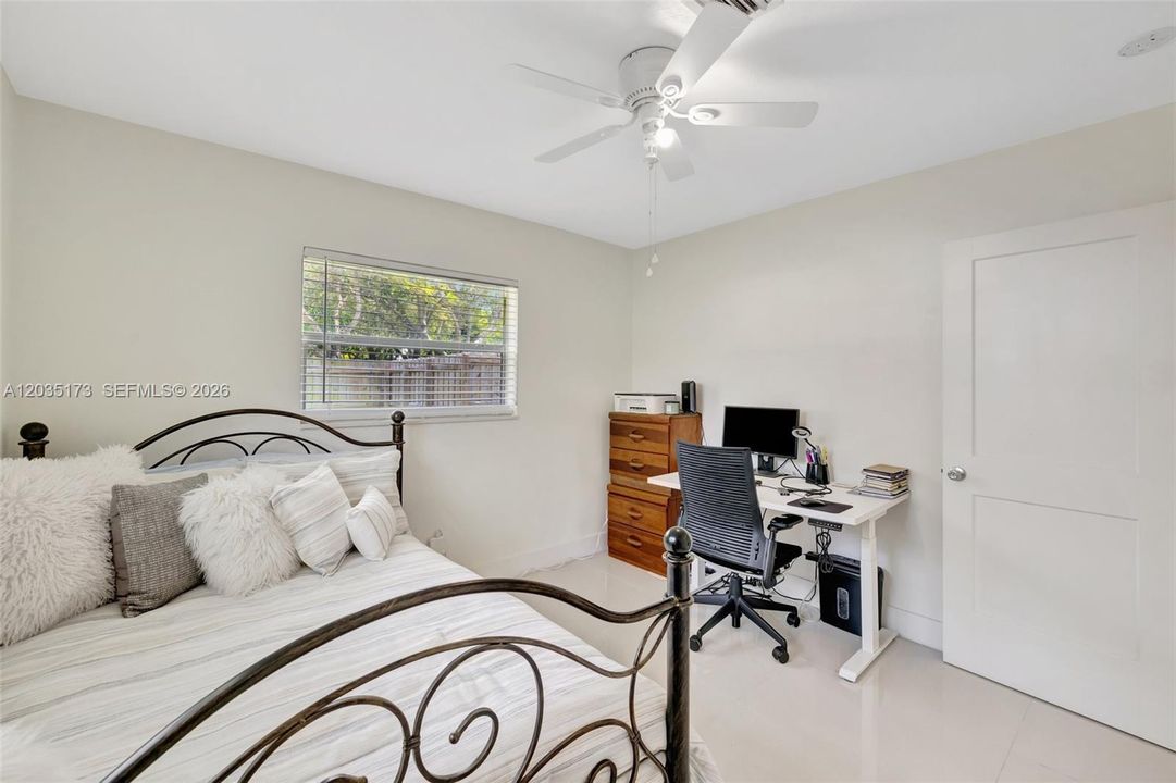Spacious bedrooms with plenty of closet space