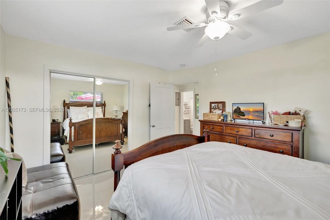 Spacious bedrooms with plenty of closet space