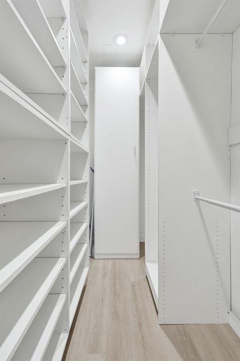 Custom walk-in closet