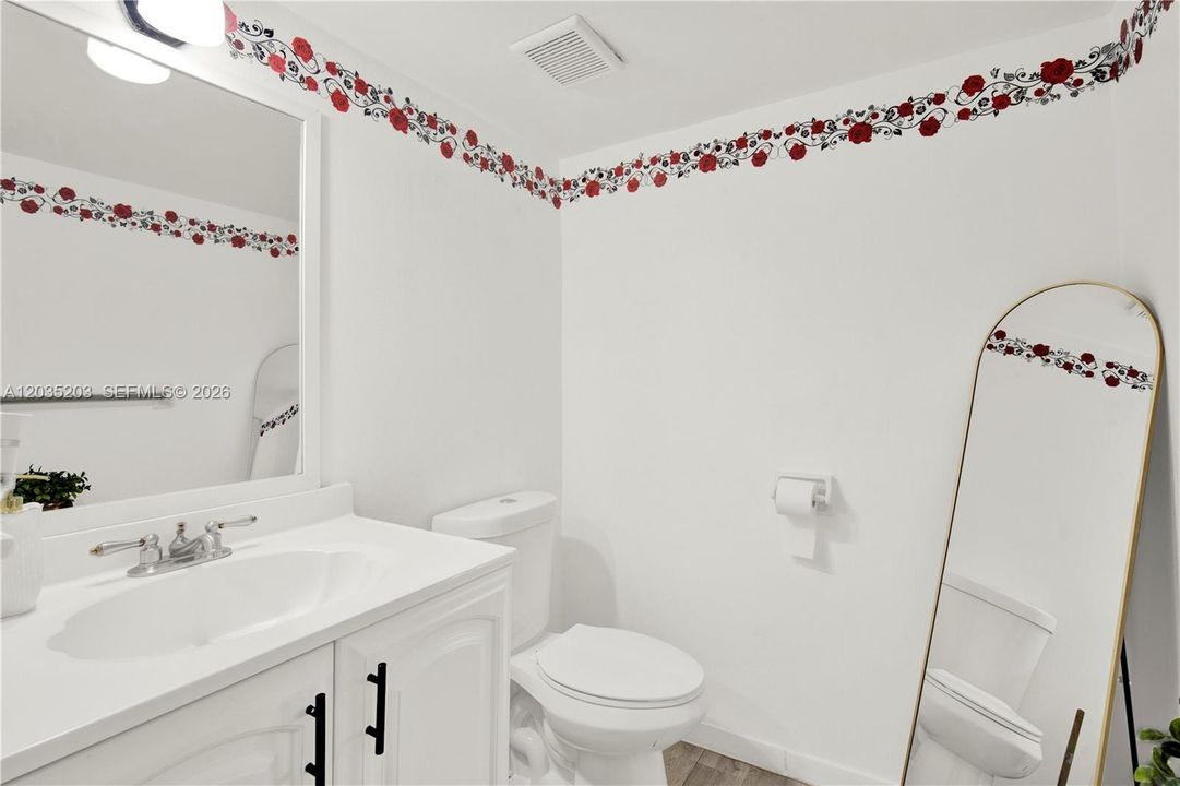 First floor guest bathroom