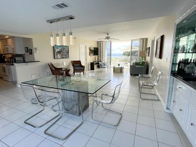 Ocean view from inside apt