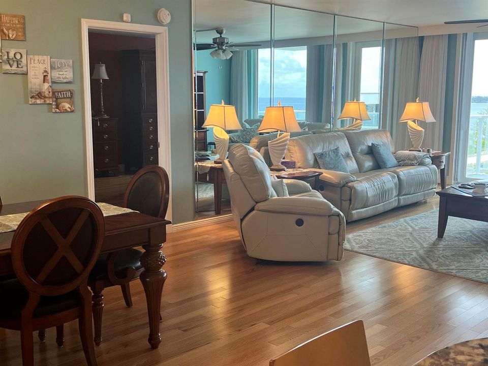 Living Room with ocean views