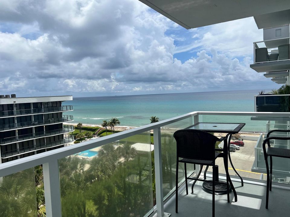 Balcony ocean view