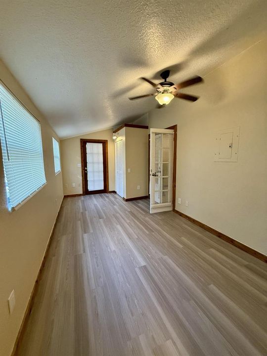 downstairs primary bedroom