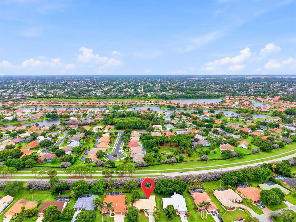 Panoramic to South