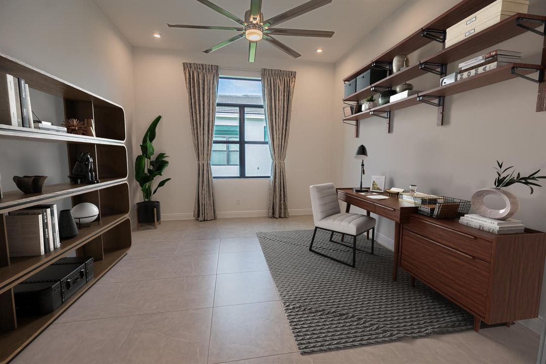 virtually staged Flex Room