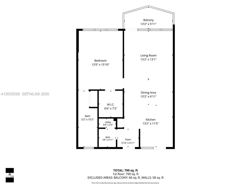 For Sale: $245,000 (1 beds, 1 baths, 850 Square Feet)
