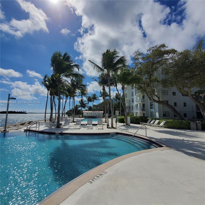 Waterfront pool