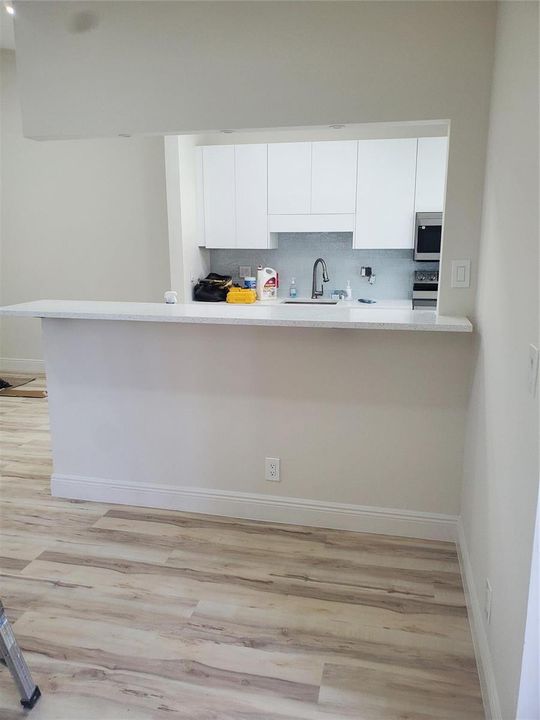Kitchen opened up