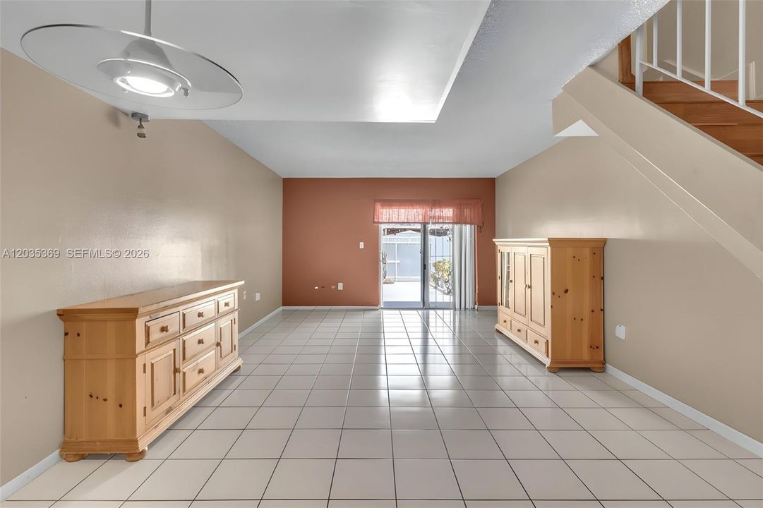 Dining Area and Living Room