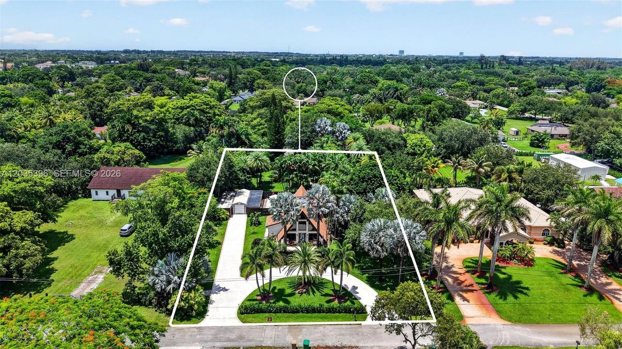 Main house and guest house are accessible via separate streets for ultimate privacy