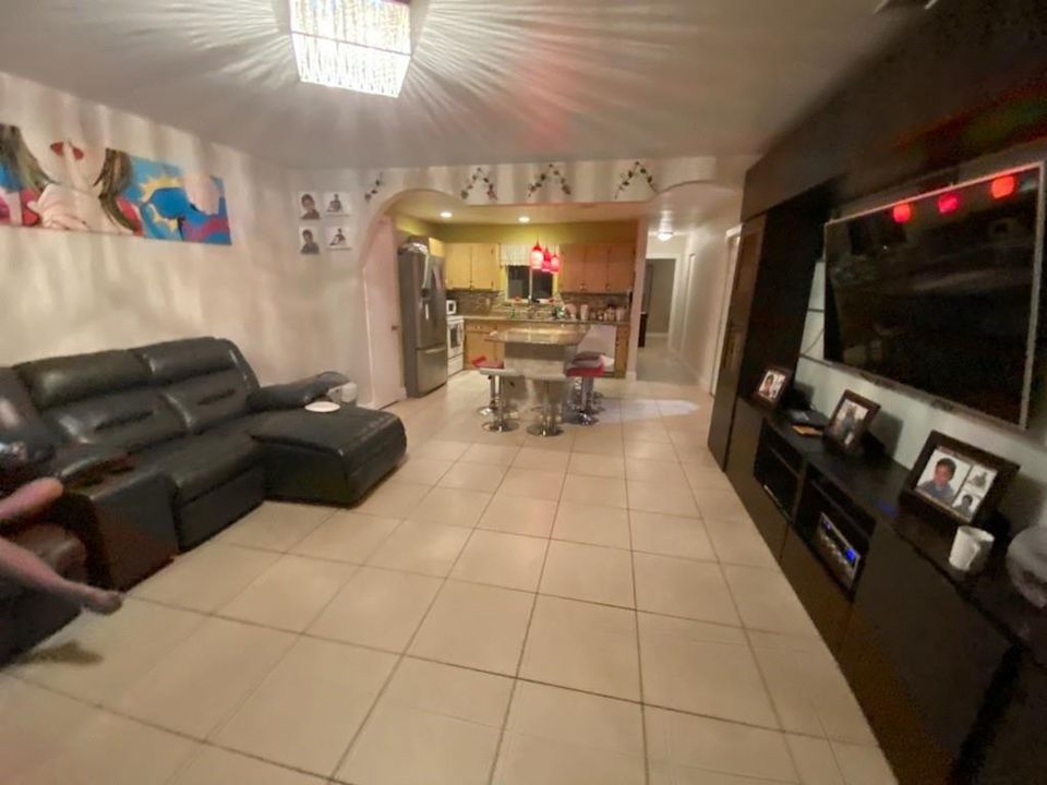 Open Concept LR, DR KITCHEN