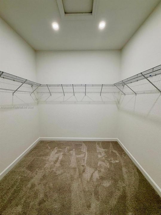 Walk in Closet in Primary Bedroom
