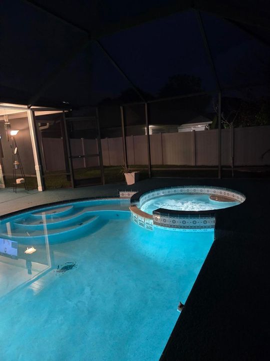 Evening pool photos (3)
