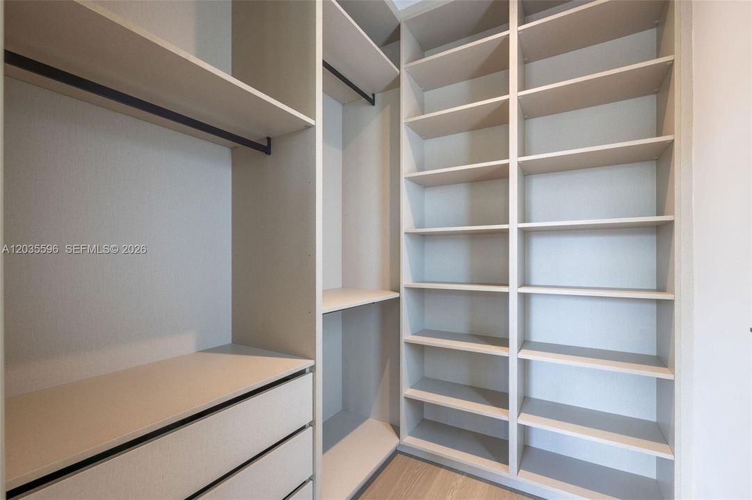 All bedrooms on second floor have custom closets