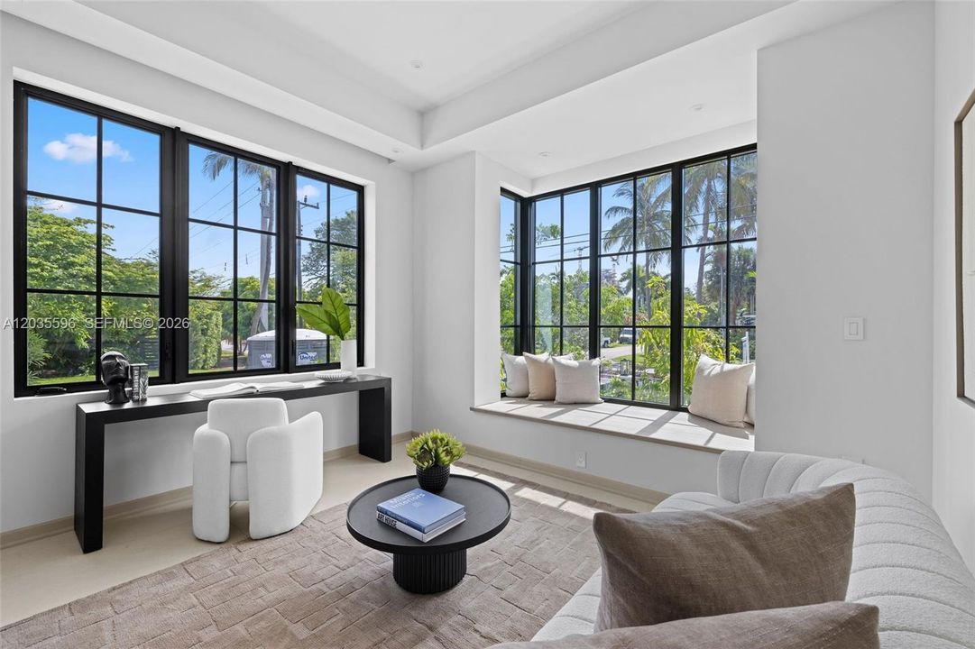 Office / fourth bedroom on first floor with full bath