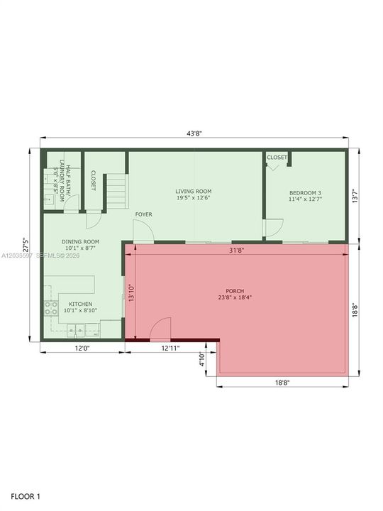 En Venta: $390,000 (3 camas, 2 baños, 1488 Pies cuadrados)