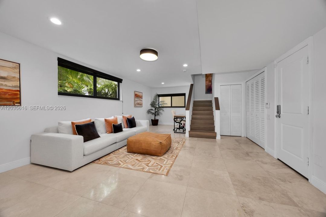Lower-floor Living Space.