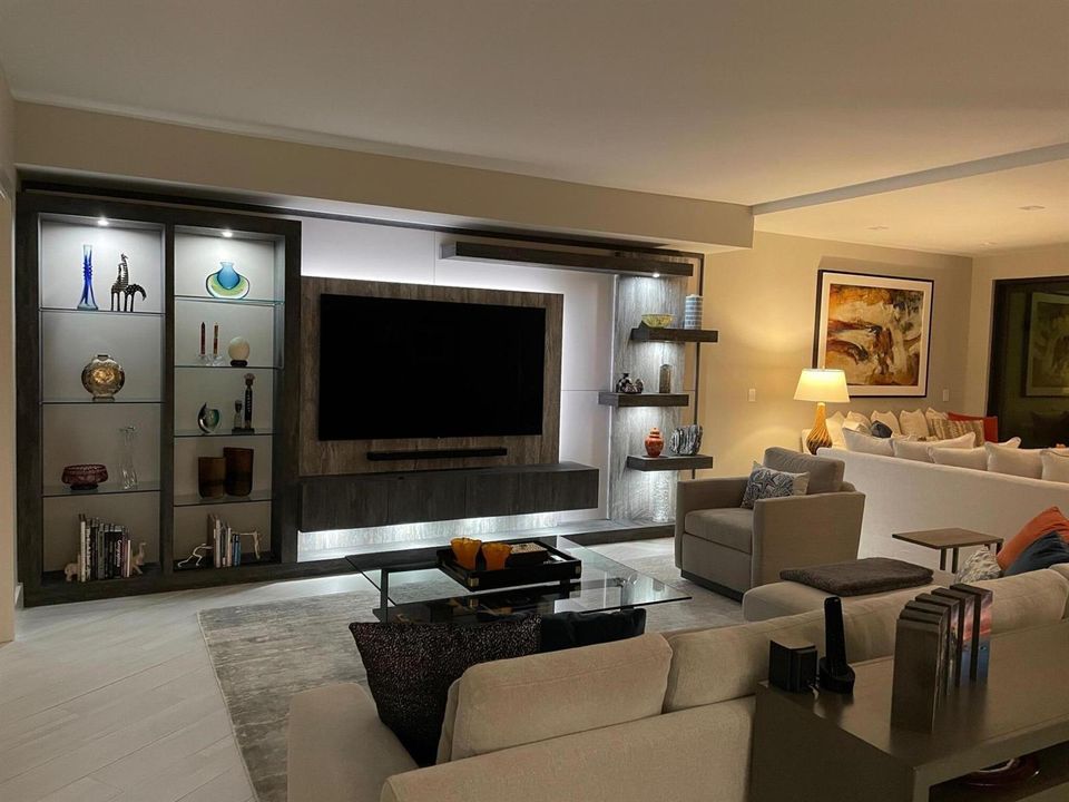 stunning built in cabinetry