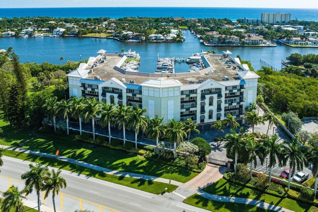 aerial ICW and beach