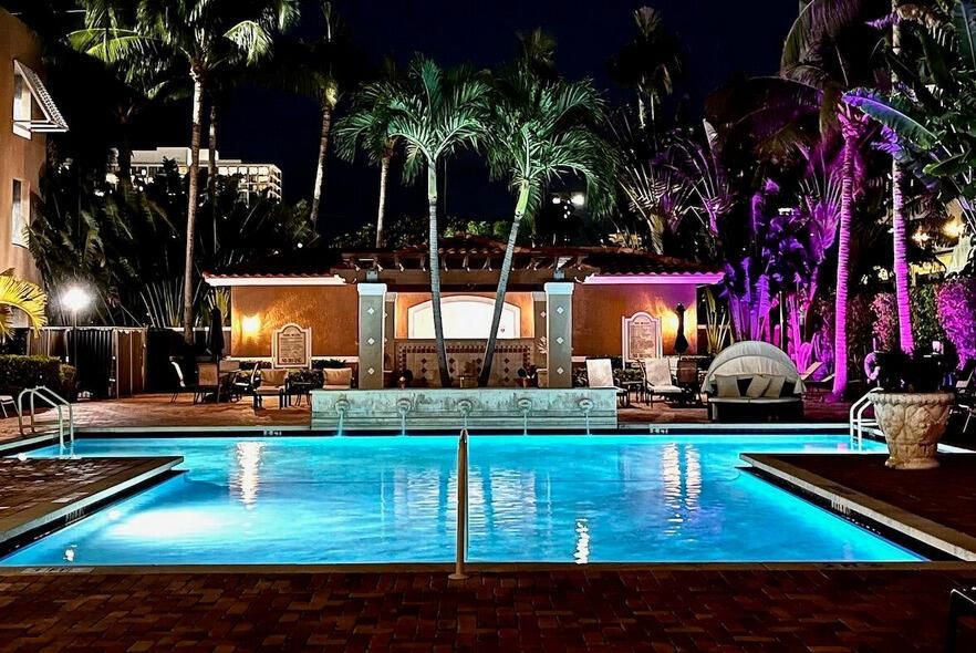 Evening Pool
