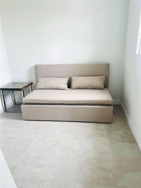 second bedroom with closet, Sofa Bed