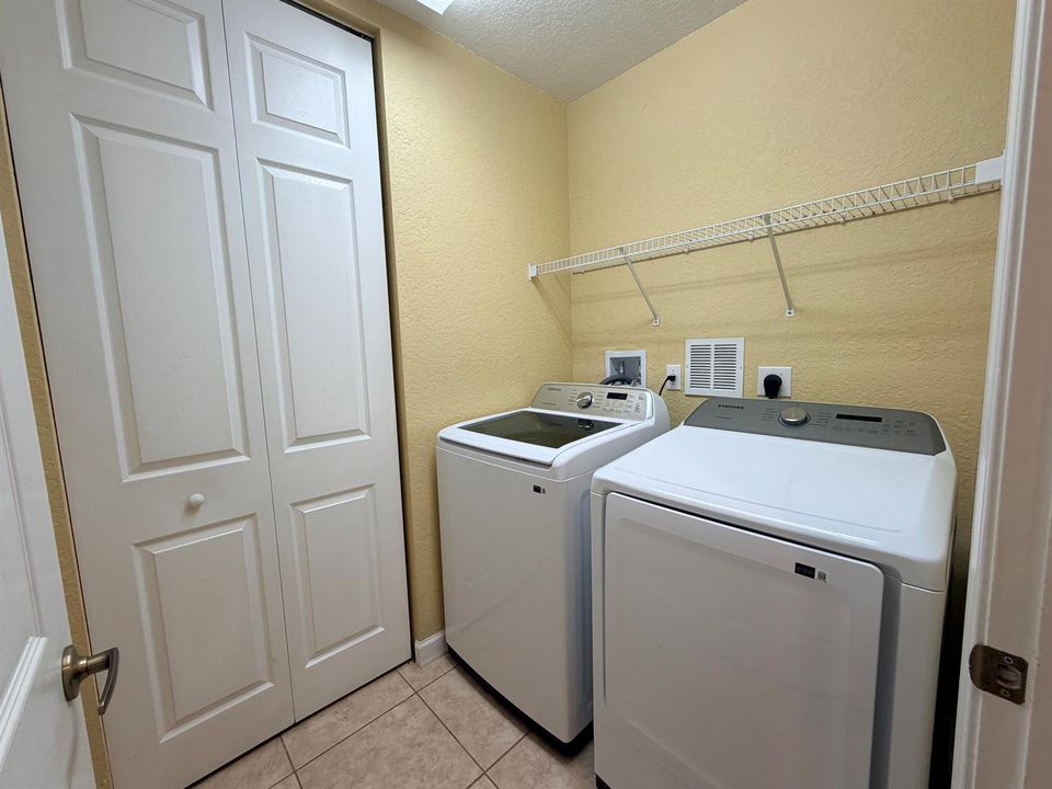 Laundry Room with new w/d