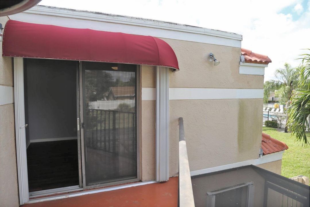 Balcony with garden view