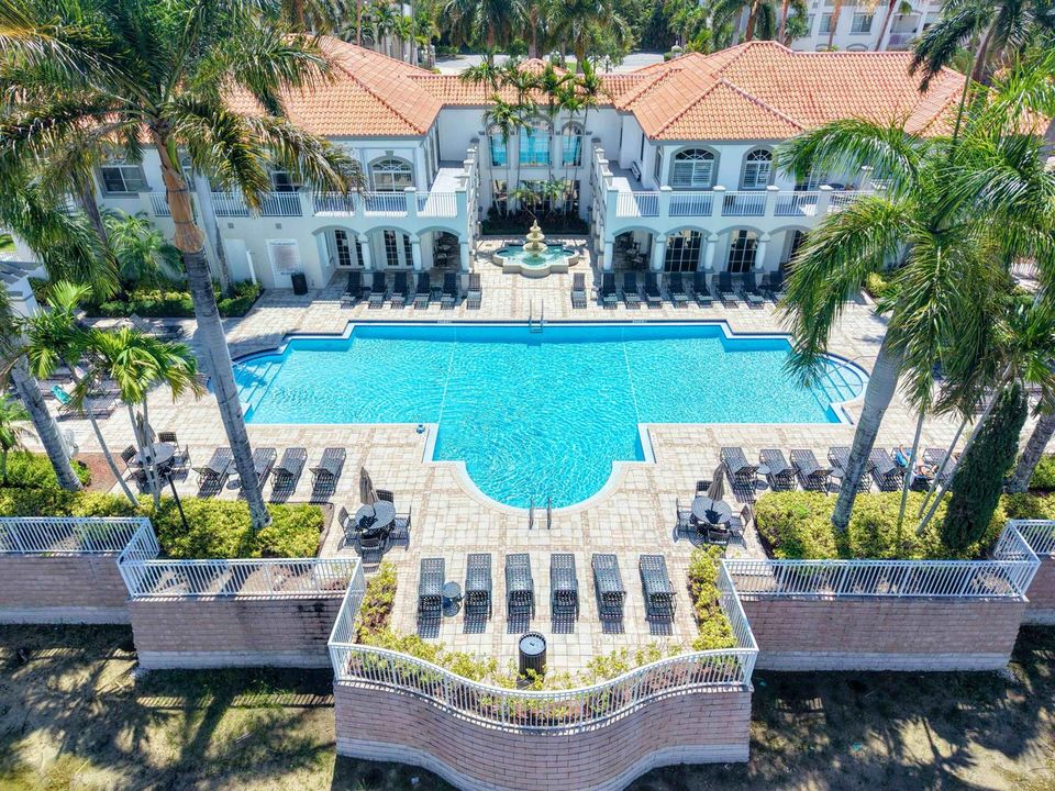Clubhouse Pool Bird Eye View