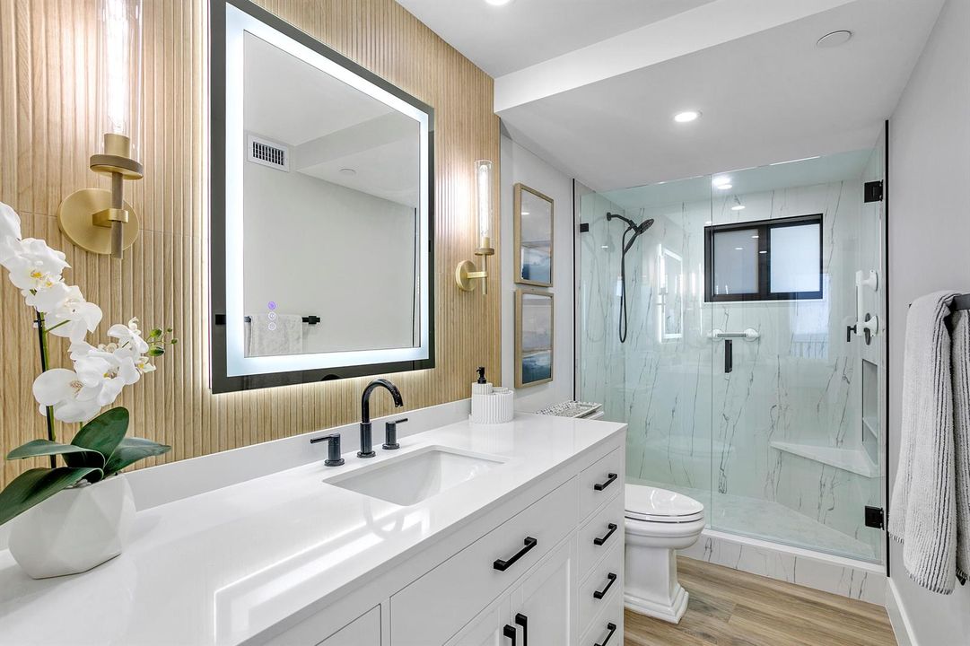 updated primary bath
