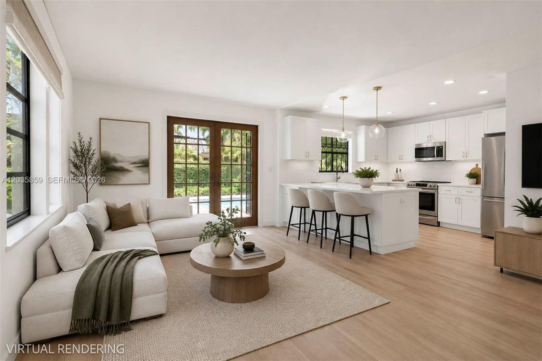 Virtual Family Room and Kitchen