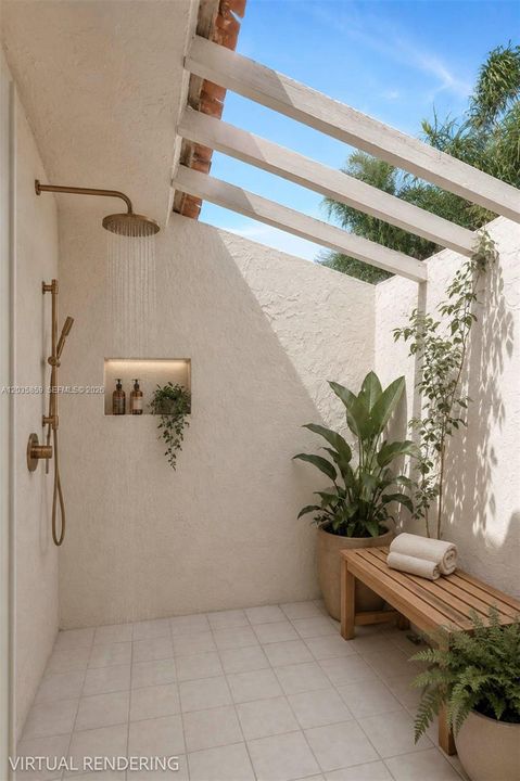 Virtual - Solarium inside the Primary Bathroom