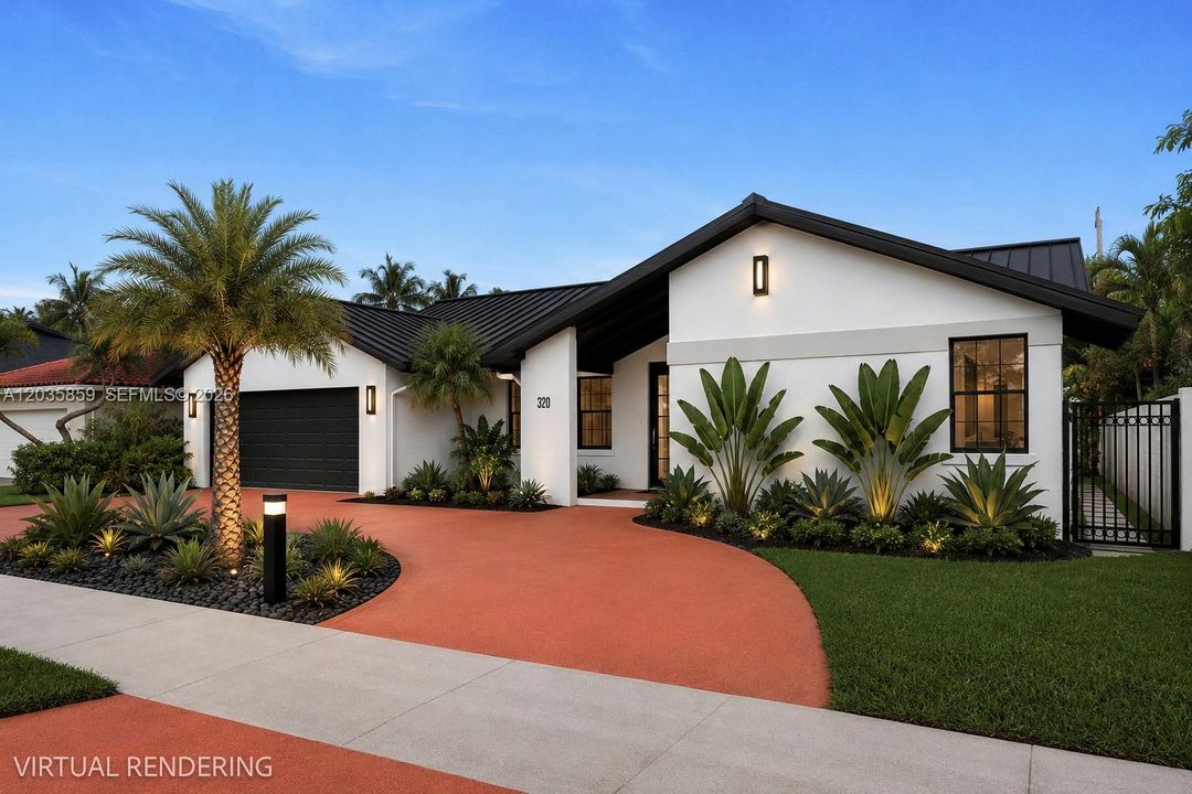 Virtual front exterior makeover