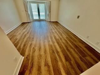 New flooring in master bedroom