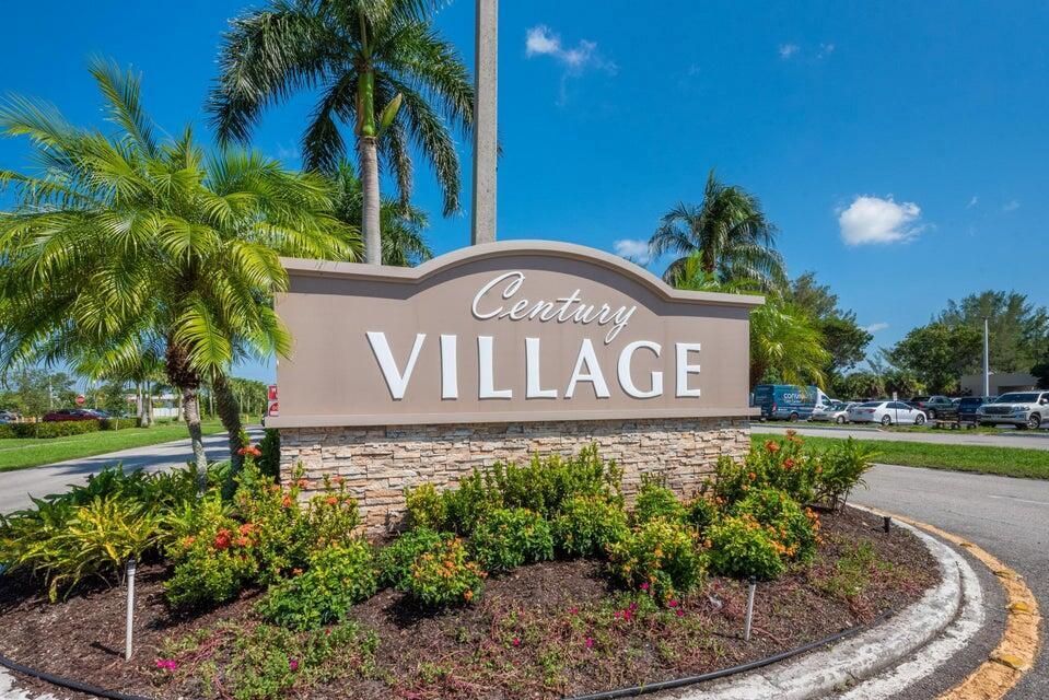 Century Village Community sign