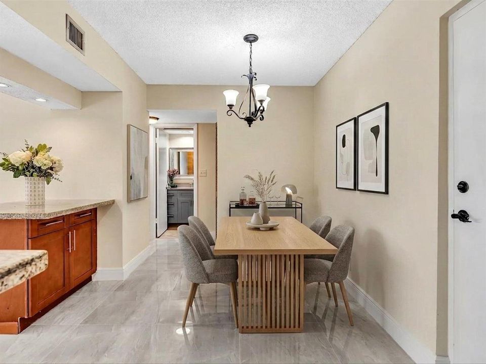 Virtually Staged Dining