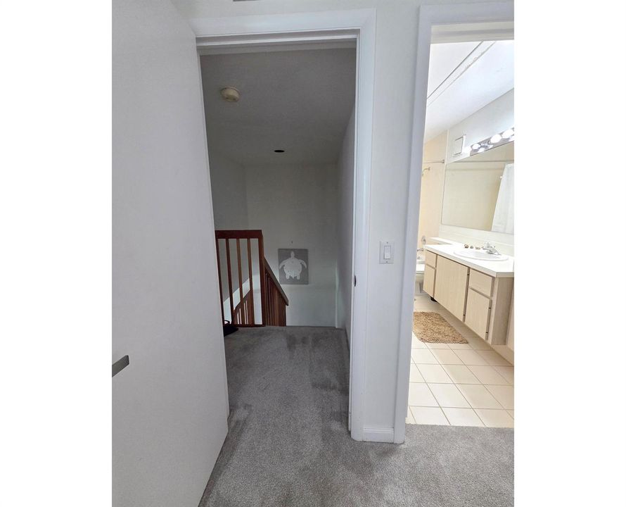 upper stair case