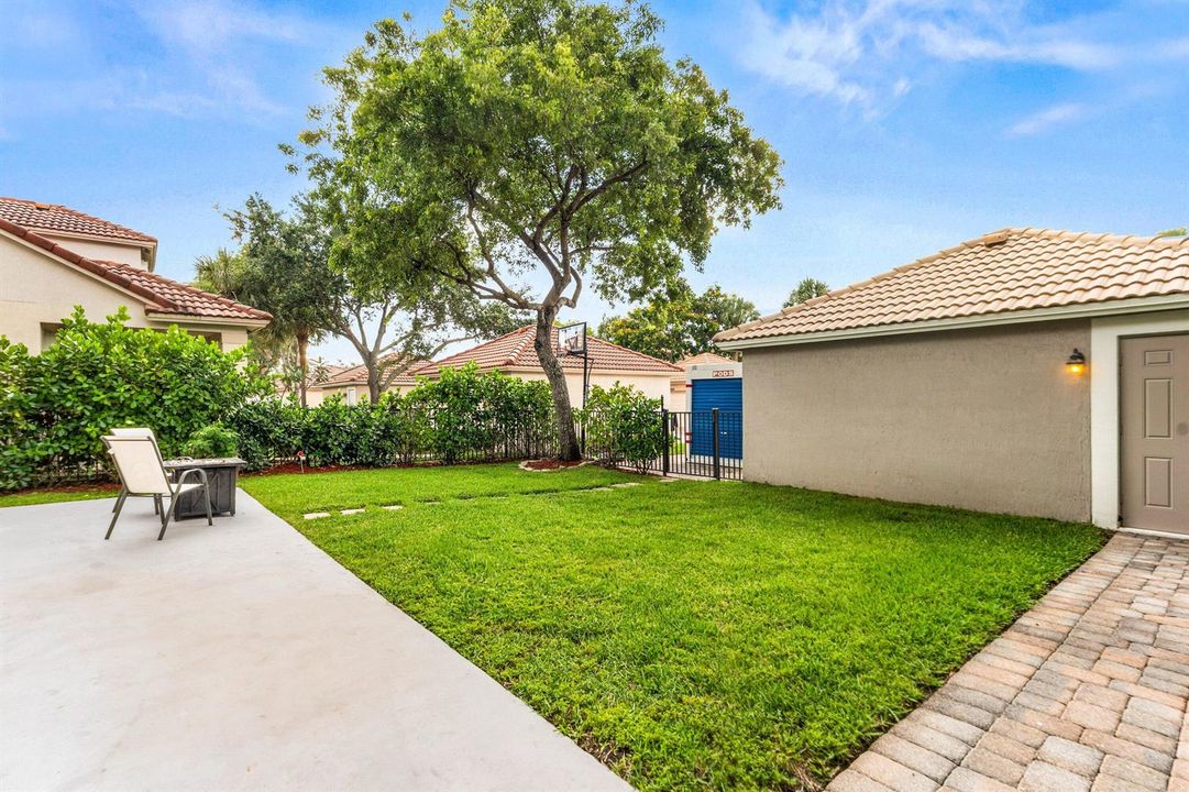 View to Backyard ~ 8215 Calterra Dr