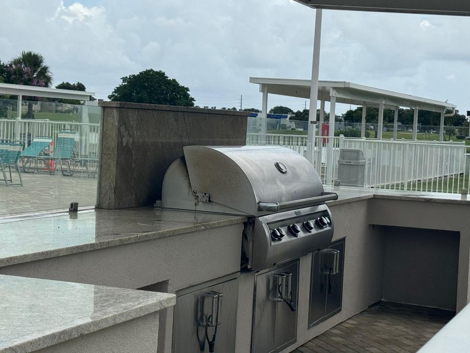community grill at pool