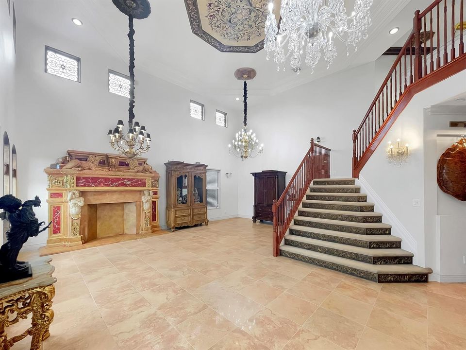 Living room from front door