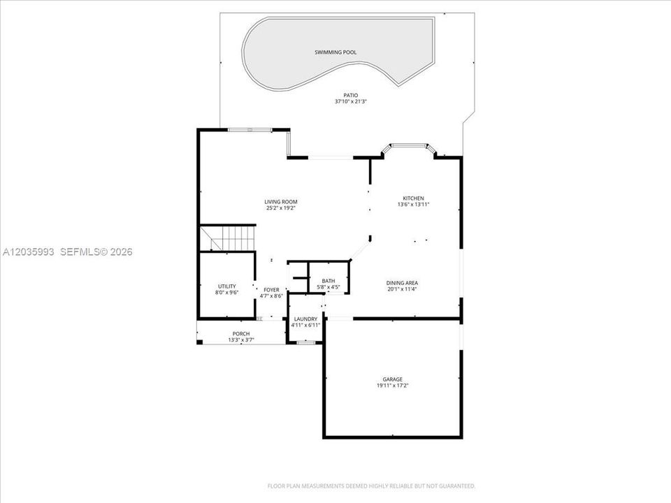 1st Floor-Measurement are for information only, not verified nor guaranteed.