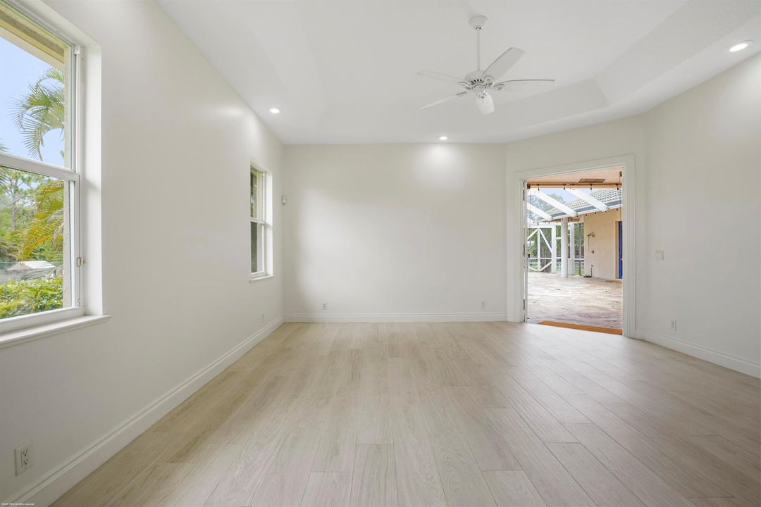 Primary Suite opens to pool & patio