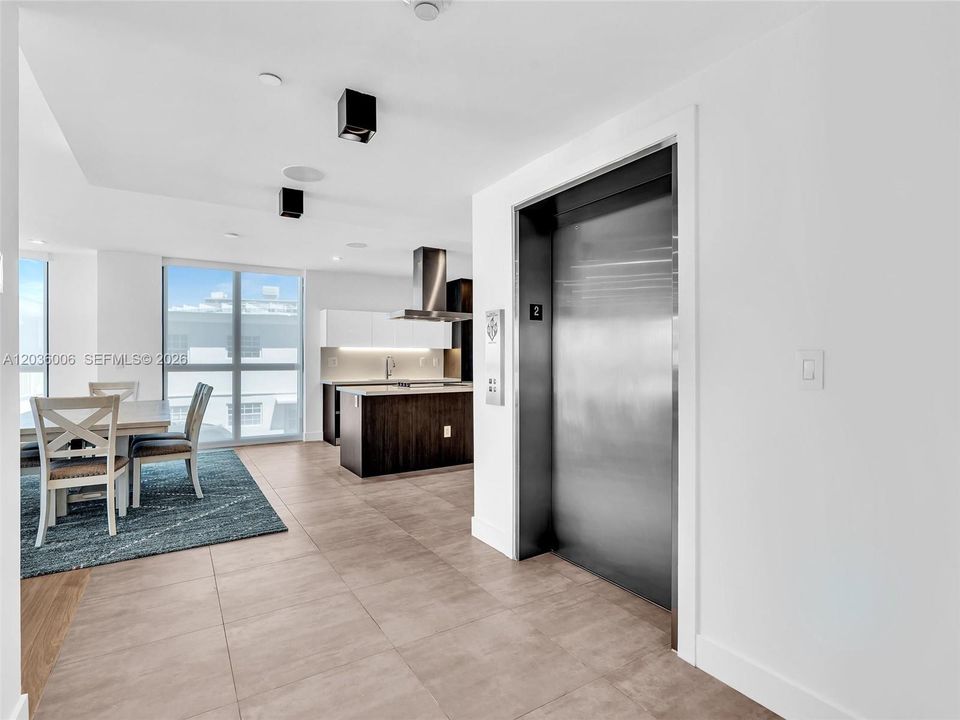 Private direct elevator access